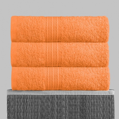 Полотенце махровое (Оранжевый)