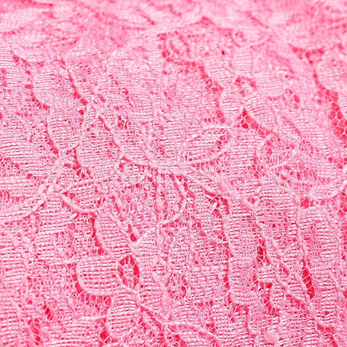Ткань гипюр, ширина 150 см, цвет розовый