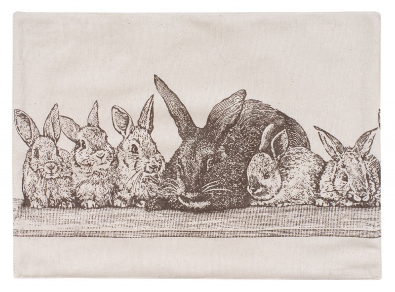Кухонное полотенце "Семья Кроликов"